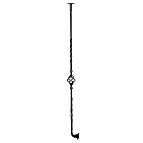 Treppe Geländerpfosten Eisen Seite Montieren Baluster Post Einstellbare Halterung Treppe Handlauf Multicolor Multi Größen(# 1,5 Pack) von PZOFERLIN