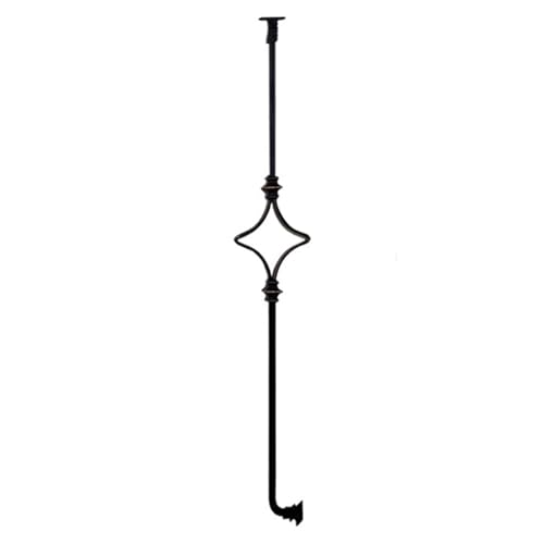 Treppe Geländerpfosten Eisen Seite Montieren Baluster Post Einstellbare Halterung Treppe Handlauf Multicolor Multi Größen(# 3,1 Pack) von PZOFERLIN