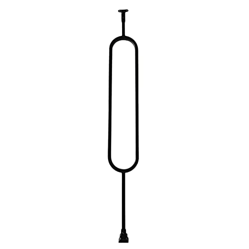 Treppe Geländerpfosten Eisengeländerpfosten-Set mit Schwenkhalterungen, Spindeltreppenschutz for Deckgeländer, mehrere Größen(1 Pack,130cm/51in) von PZOFERLIN