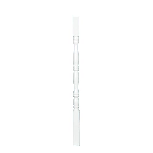 Treppe Geländerpfosten Hölzerne Baluster Spindeln Geländer Post for Treppe Deck Leitplanke Mehrere Größen(4.8x4.8x95cm) von PZOFERLIN