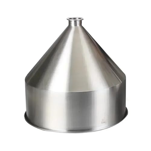 Trichter aus rostfreiem Stahl Edelstahl 304 Verdickung Getreide Industrielle Lebensmittel Trichter Sieb Sieb 30cm 10L(A) von PZOFERLIN