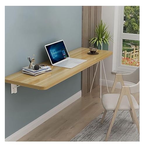 Wandmontierter Klapptisch mit Blättern An der Wand montierter Klapptisch mit Klappblatt, Mehrfarbig, mehrere Größen(Wood,50x30cm/20x12in) von PZOFERLIN