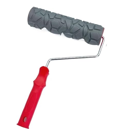 Wandroller, Strukturfarbroller Gummi 10 Zoll Vene Korn Farbroller Mit Griff Ziegel Textur DIY Wand Werkzeug Wandroller, Strukturfarbroller Gummi 10 Zoll Vene Korn Farbroller Mit Griff Ziegel Textur DIY Wand Werkzeug von PZOFERLIN
