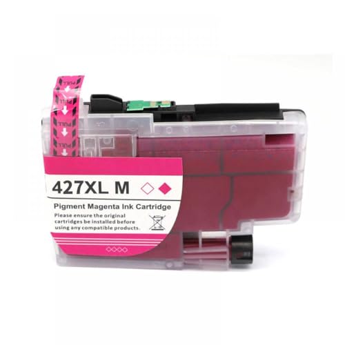 PZPSEQGM Tintenkassette Kompatibel mit HL-J6010DW MFC-J5955DW MFC-J6955DW MFC-J6957DW MFC-J6959DW Drucker 4 Farbe LC427 LC427XLL(M-1PCS) von PZPSEQGM