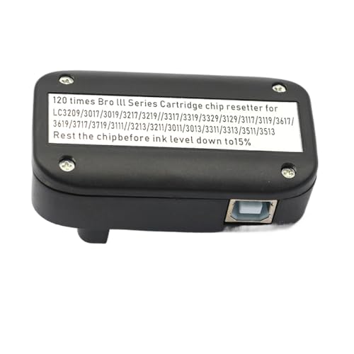 PZPSEQGM Universal OEM-Patronen-Chip Resickter LC3111 LC3117 LC3119 LC3129 kompatibel mit Druckern wie MFC-J6580CDW J6980CDW J6995CDW(3PCS 60Times) von PZPSEQGM