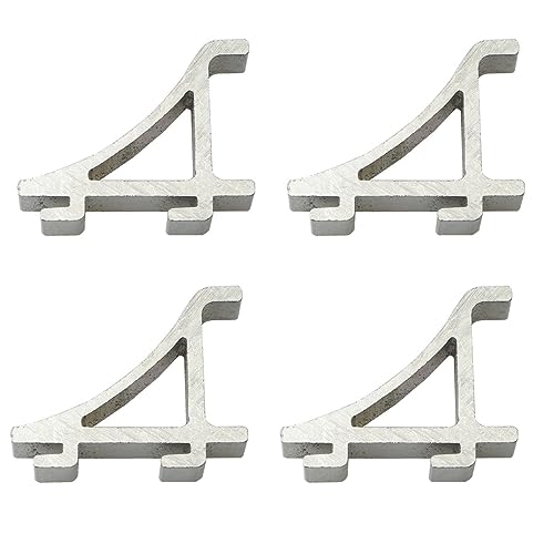 PZRT 4 stücke Gefrierschrank Regal Clip 28x24mm Aluminium Kühlschrank Clip Kühlschrank Kühler Regal Unterstützung Home Supplies von PZRT