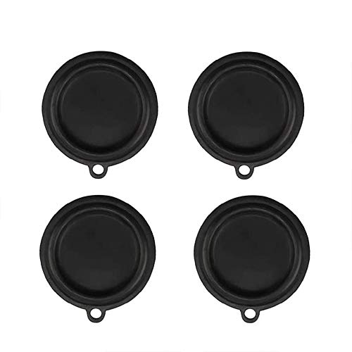 PZRT 4PCS Universal Gas Warmwasserbereiter Wasserdruck Membran Wasser Gas Gestänge Ventil Membran Dichtung Wasser Membran Trommel Membran zur Erhöhung des Wasserdrucks 54mm Schwarz von PZRT