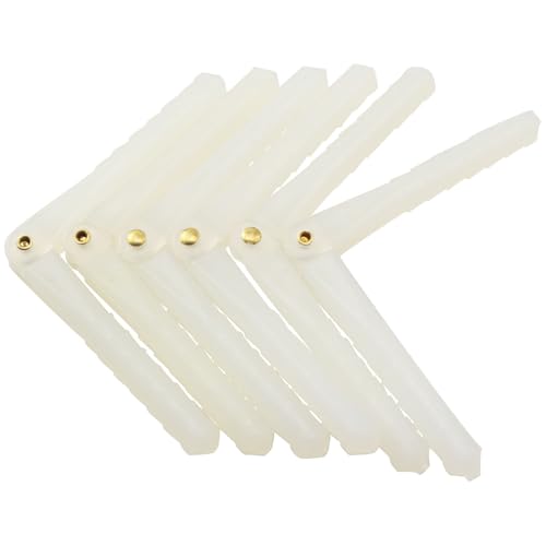 PZRT 6 Stück DIY Modell Flugzeug Nadeltyp Bindungspads 6,9 cm Länge Scharnierstil Fester Flügel Geeignet für Outdoor Park Flug Modell Wartung Weiß PZRT 6 Stück DIY Modell Flugzeug Nadeltyp Bindungspads 6,9 cm Länge Scharnierstil Fester Flügel Geeignet für Outdoor Park Flug Modell Wartung Weiß von PZRT