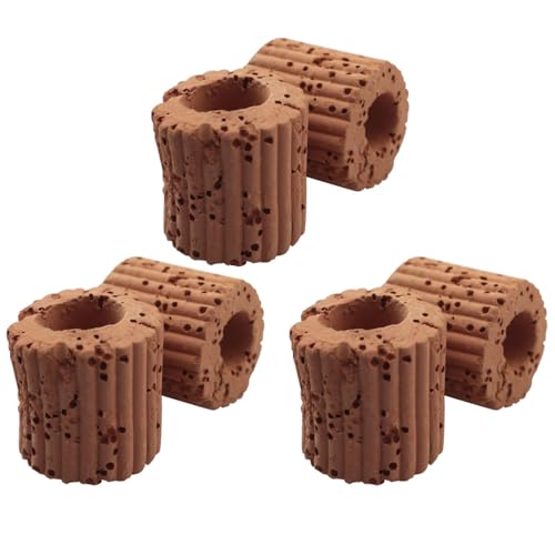 PZRT Befestigungsring für Wasserpflanzen, Aquarium, Landschaftsbau, dekoratives Zubehör, Außendurchmesser 25 mm, Tonmaterial, zylindrische Befestigungsringe, Dekoration, 6 Stück PZRT Befestigungsring für Wasserpflanzen, Aquarium, Landschaftsbau, dekoratives Zubehör, Außendurchmesser 25 mm, Tonmaterial, zylindrische Befestigungsringe, Dekoration, 6 Stück von PZRT