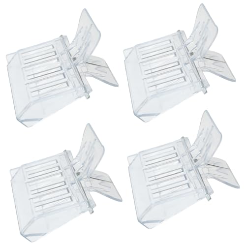 PZRT Bienenfänger-Set aus Kunststoff, transparent, farbig, Klemmkäfig, Imkerei-Werkzeug, 6,6 x 5,1 x 4,8 cm für sichere Aufnahme und Aufbewahrung, 4 Stück PZRT Bienenfänger-Set aus Kunststoff, transparent, farbig, Klemmkäfig, Imkerei-Werkzeug, 6,6 x 5,1 x 4,8 cm für sichere Aufnahme und Aufbewahrung, 4 Stück von PZRT