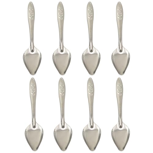 PZRT Papageien-Futterlöffel aus Edelstahl, 11,9 cm lang, für erwachsene Vögel, Unterstützung bei der manuellen Fütterung und Wasserversorgung für junge Vögel während der Brutzeit, 8 Stück PZRT Papageien-Futterlöffel aus Edelstahl, 11,9 cm lang, für erwachsene Vögel, Unterstützung bei der manuellen Fütterung und Wasserversorgung für junge Vögel während der Brutzeit, 8 Stück von PZRT