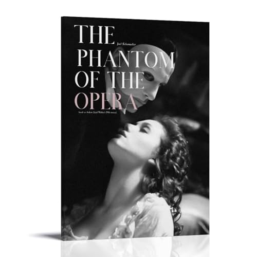 Das Phantom der Oper, wasserdichtes Poster, Wandgemälde, Leinwand, dekoratives Gemälde, geeignet für Büro, Schlafzimmer, Dekoration, Wohnzimmer, Posterrahmenstil, 60 x 90 cm Das Phantom der Oper, wasserdichtes Poster, Wandgemälde, Leinwand, dekoratives Gemälde, geeignet für Büro, Schlafzimmer, Dekoration, Wohnzimmer, Posterrahmenstil, 60 x 90 cm von PZYASX