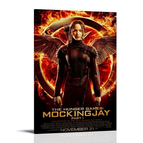 The Hunger Games Mockingjay – Teil 1 Wasserdichtes Poster, Wandgemälde, Leinwand, dekoratives Gemälde, geeignet für Büro, Schlafzimmer, Dekoration, Wohnzimmer, Posterrahmenstil, 20 x 30 cm The Hunger Games Mockingjay – Teil 1 Wasserdichtes Poster, Wandgemälde, Leinwand, dekoratives Gemälde, geeignet für Büro, Schlafzimmer, Dekoration, Wohnzimmer, Posterrahmenstil, 20 x 30 cm von PZYASX