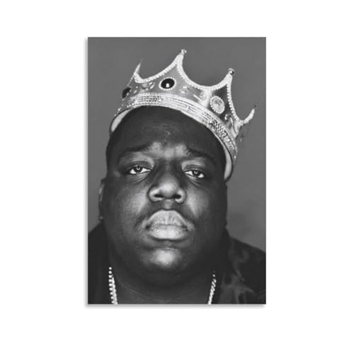 The Notorious B.I.G.Wasserfestes Poster, Wandgemälde, Leinwand, dekoratives Gemälde, geeignet für Büro, Schlafzimmer, Dekoration, Wohnzimmer, Poster, ungerahmt, 50 x 75 cm The Notorious B.I.G.Wasserfestes Poster, Wandgemälde, Leinwand, dekoratives Gemälde, geeignet für Büro, Schlafzimmer, Dekoration, Wohnzimmer, Poster, ungerahmt, 50 x 75 cm von PZYASX