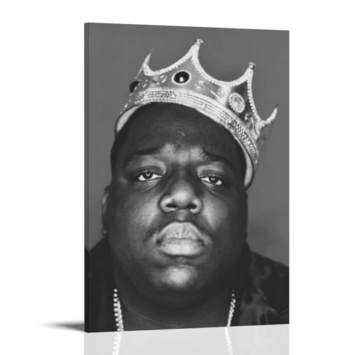 The Notorious B.I.G.Wasserfestes Poster, Wandgemälde, Leinwand, dekoratives Gemälde, geeignet für Büro, Schlafzimmer, Dekoration, Wohnzimmer, Posterrahmen-Stil, 40 x 60 cm The Notorious B.I.G.Wasserfestes Poster, Wandgemälde, Leinwand, dekoratives Gemälde, geeignet für Büro, Schlafzimmer, Dekoration, Wohnzimmer, Posterrahmen-Stil, 40 x 60 cm von PZYASX