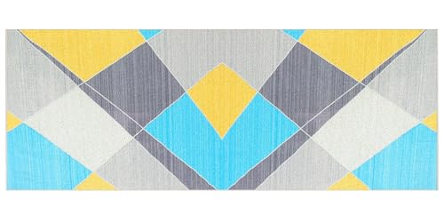 PaGuvFng Flur Teppich Läufer 40 x 140 cm Teppich Waschbar rutschfest Läufer Flur Teppich Küchenläufer Eingangstürmatte Teppich für Haustür, Flur, Küche, Schlafzimmer von PaGuvFng