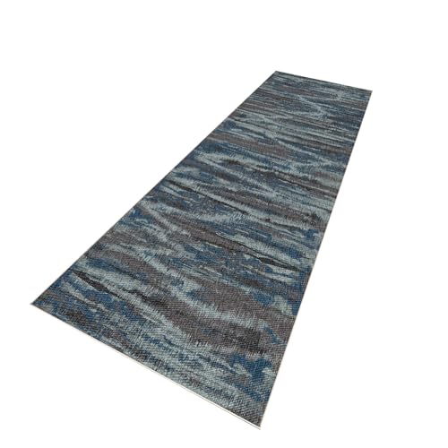PaGuvFng Läufer Lang Flur rutschfest Teppich Küche 50 x 300 cm Waschbar Kurzflor Küchenläufer Schlafzimmer Bettvorleger für Flur Waschküche Eingang Wohnzimmer schmutzfangmatte von PaGuvFng