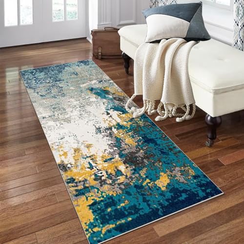 PaGuvFng Teppich Läufer 60 x 130 cm Extra Lange Läufer Teppiche für Flur rutschfest Waschküche Maschine Waschbar Küche Bodenmatte für Eingang Schlafzimmer Treppe Badezimmer PaGuvFng Teppich Läufer 60 x 130 cm Extra Lange Läufer Teppiche für Flur rutschfest Waschküche Maschine Waschbar Küche Bodenmatte für Eingang Schlafzimmer Treppe Badezimmer von PaGuvFng