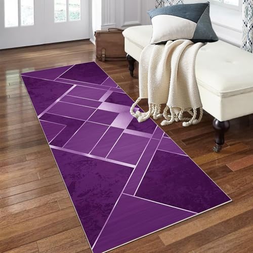 PaGuvFng Teppich Läufer für Küche 90 x 200 cm flurteppich läufer lang Teppich Läufer rutschfest Läufer Flur Langer Läufer Teppich Waschbar Schlafzimmer Läufer von PaGuvFng