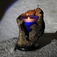 Teelicht Auf Rebstock Im Glashalter Teelicht Auf Rebstock Im Glashalter von PaRayKunsthandwerk