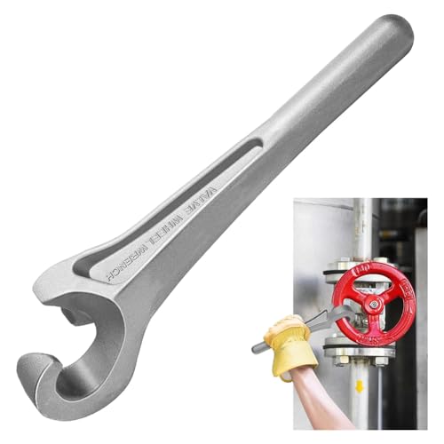Paaruter 1-3/4 Einseitiger Ventilradschlüssel, Aluminium-Handventilradschlüssel, 17-5/8 Ventilöffnungs-/Schließwerkzeugschutz von Paaruter