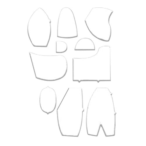 Paaruter 10-Teiliges Memory-Vorlagen-Lineal-Set, Bären-Vorlagen-Lineal-Set, Geeignet für 12-Bären-Vorlagen Paaruter 10-Teiliges Memory-Vorlagen-Lineal-Set, Bären-Vorlagen-Lineal-Set, Geeignet für 12-Bären-Vorlagen von Paaruter