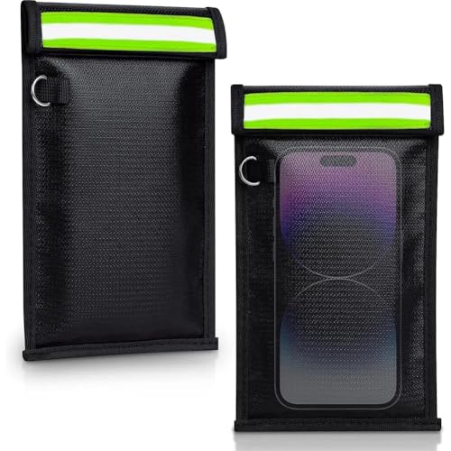 Paaruter 2 Pack -Handy- und Autoschlüsselfeuer- und Wassersignal -Blockierbeutel für die Gesamte Privatsphäre und Paaruter 2 Pack -Handy- und Autoschlüsselfeuer- und Wassersignal -Blockierbeutel für die Gesamte Privatsphäre und von Paaruter