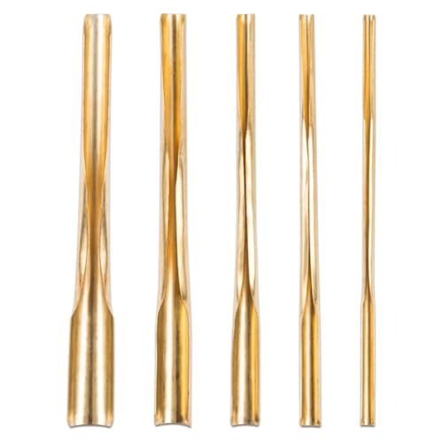 Paaruter 5-Teiliges Set mit Praktischen Lochschneidern Aus Messing für Ton, Verschleißfeste Stanzwerkzeuge für Keramik, Schlitz- und Bildhauerset zum Schnitzen Von Töpferwaren Paaruter 5-Teiliges Set mit Praktischen Lochschneidern Aus Messing für Ton, Verschleißfeste Stanzwerkzeuge für Keramik, Schlitz- und Bildhauerset zum Schnitzen Von Töpferwaren von Paaruter