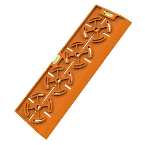 Paaruter Bohrvorlage mit 30 cm Lineal und Spirit Level-For-Steckdosen/für Spülenboxen-Elektrische Installation, Trockenbauwall von Paaruter