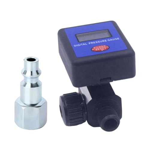 Paaruter Digitales 1/4-Luftdruckregler-Messgerät-Steuerventil, 145 PSI, Digitales Druckregelventil für Sprays, PaintTool, C Paaruter Digitales 1/4-Luftdruckregler-Messgerät-Steuerventil, 145 PSI, Digitales Druckregelventil für Sprays, PaintTool, C von Paaruter