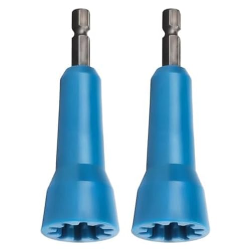 Paaruter Drahtdreher, Drahtdrehwerkzeug, Drahtmutterndreher, Twist-Drahtverbindersockel mit 1/4-Spannfutter, 2er-Pack, (Blau), Einfache Installation von Paaruter