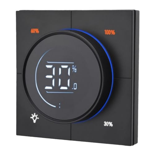 Paaruter Infinite Knob MOSFET Dimmer Regler Zigbee 3.0 PC Panel Wand Lichtschalter Digital LCD Trailing Edge Dimming Schwarz Paaruter Infinite Knob MOSFET Dimmer Regler Zigbee 3.0 PC Panel Wand Lichtschalter Digital LCD Trailing Edge Dimming Schwarz von Paaruter