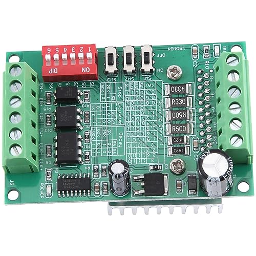 Paaruter TB6560 3A Schrittmotortreiber 10-Gang-Strom-Multifunktions-Schrittmotortreiberplatine Einzelachsensteuerung Einfache Installation Einfach zu Bedienen von Paaruter