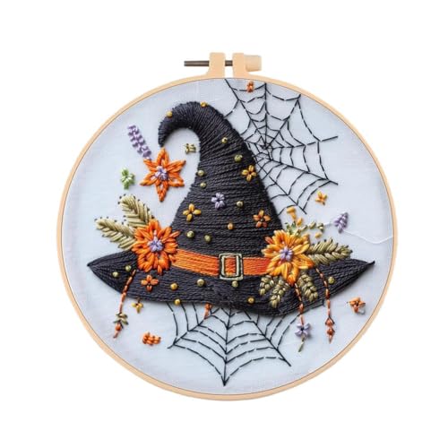 Paaruter Unfertige Halloween-Serie, Kreuzstichtasche, Sticktasche für Anfänger, DIY-Dekoration für Zuhause. A Paaruter Unfertige Halloween-Serie, Kreuzstichtasche, Sticktasche für Anfänger, DIY-Dekoration für Zuhause. A von Paaruter