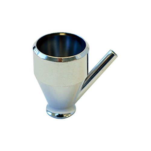 Paasche Airbrush Metal Cup 1/4 oz Siphonbecher für Double-Action-Airbrushpistolen, Silber, 1/4 Ounce von Paasche