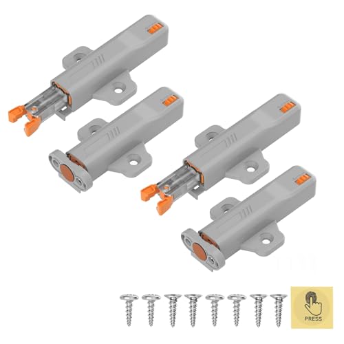 4 Stück Schranktüröffner Heavy Duty 40N Push-to-Open Kabinenenschloss mit Federmechanismus Für Küchenschränke & Großschränke Einhandbedienung, Wartungsfrei & Rostfrei 4 Stück Schranktüröffner Heavy Duty 40N Push-to-Open Kabinenenschloss mit Federmechanismus Für Küchenschränke & Großschränke Einhandbedienung, Wartungsfrei & Rostfrei von Pabbyeey