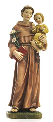Sant'Antonio aus Kunstharz, 12 cm von PABEN