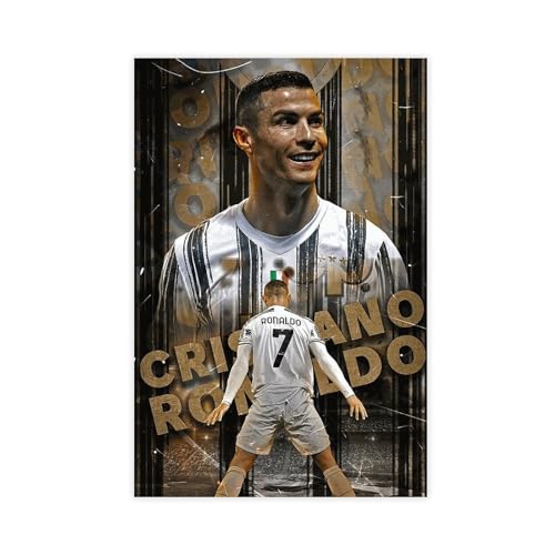 Fußballstar Cristiano Poster Ronaldo Poster Leinwand Poster Schlafzimmer Dekor Sport Landschaft Büro Zimmer Dekor Geschenk ungerahmt 30 x 45 cm Fußballstar Cristiano Poster Ronaldo Poster Leinwand Poster Schlafzimmer Dekor Sport Landschaft Büro Zimmer Dekor Geschenk ungerahmt 30 x 45 cm von PacSci