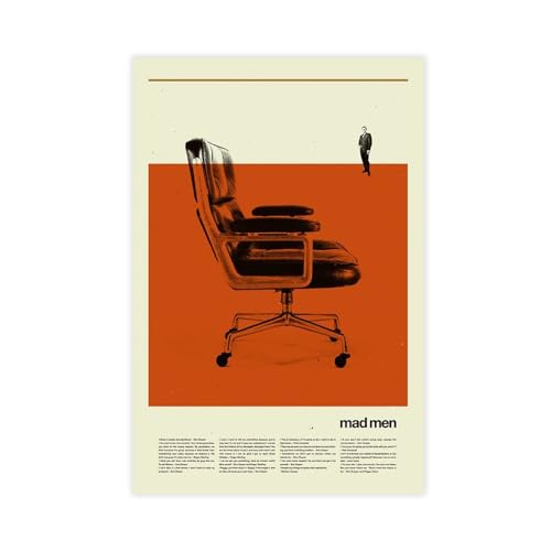 Mad Men Eames Chair TV Show Poster Leinwand Poster Schlafzimmer Dekor Sport Landschaft Büro Zimmer Dekor Geschenk ungerahmt 50 x 75 cm Mad Men Eames Chair TV Show Poster Leinwand Poster Schlafzimmer Dekor Sport Landschaft Büro Zimmer Dekor Geschenk ungerahmt 50 x 75 cm von PacSci