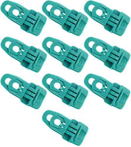 10 x Holdon® MIDI Clip Grün - Klammer Klemme Befestigungsöse Banner, Zelt, Planen, Molton - BO-Camp/Isabella von Paccs