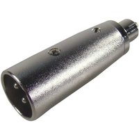 Paccs Audio Adapter [1x XLR-Stecker - 1x Cinch-Stecker] Silber von Paccs