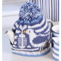 Möwe Teewärmer - Vogel Geschenk Für Vogelliebhaber Gestrickt in Nepal 100% Wolle Designed Von Pachamama von PachamamaWoollies