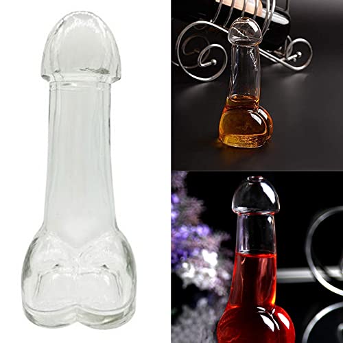 Cocktailglas aus Zizi, Cocktailglas, originelles Weinglas aus Glas und lustig, Weinglas, transparent, Champagnerglas, sexy Glas für Karaoke, Bar, Abend, 130 l von Pacienjo