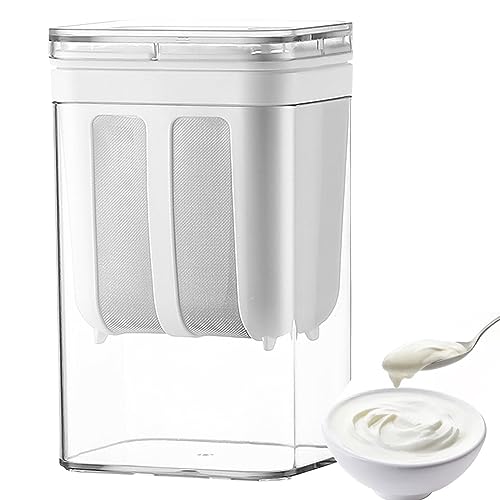 Greek Yogurt Strainer, griechischer Joghurtmaschine mit ultradünnem Netz aus Edelstahl, schnell wiederverwendbarer Joghurtfilter, griechischer Joghurt mit Dicker Sahne, 1100 l von Pacienjo