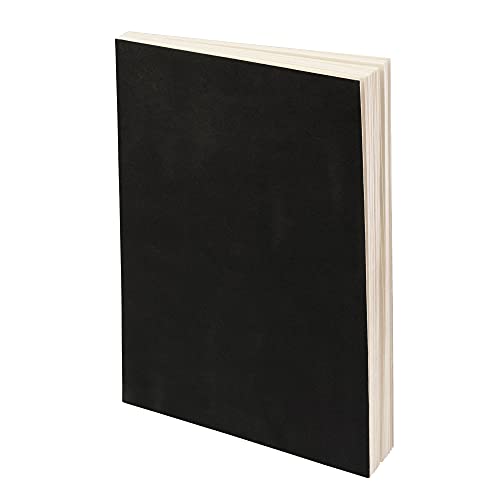 LayFlat Skizzenbuch, 21,6 x 27,9 cm, Schwarz, blanko Notizbuch, 64 Blatt, dickes 100 g/m² Papier, zum Zeichnen, Skizzieren und Journaling LayFlat Skizzenbuch, 21,6 x 27,9 cm, Schwarz, blanko Notizbuch, 64 Blatt, dickes 100 g/m² Papier, zum Zeichnen, Skizzieren und Journaling von Pacific Arc