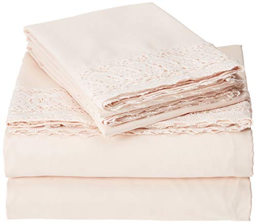 Modern Threads Weiche Mikrofaser-Häkelspitzen-Bettlaken – luxuriöse Mikrofaser-Bettlaken – inklusive Bettlaken, Spannbetttuch mit tiefen Taschen und Kissenbezügen Modern Threads Weiche Mikrofaser-Häkelspitzen-Bettlaken – luxuriöse Mikrofaser-Bettlaken – inklusive Bettlaken, Spannbetttuch mit tiefen Taschen und Kissenbezügen von Modern Threads