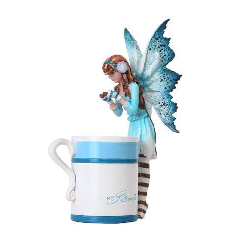 6.25 Inch Hot Cocoa Fairy Standing by Mug Mystical Statue Figurine by PTC 6.25 Inch Hot Cocoa Fairy Standing by Mug Mystical Statue Figurine by PTC von Pacific Giftware