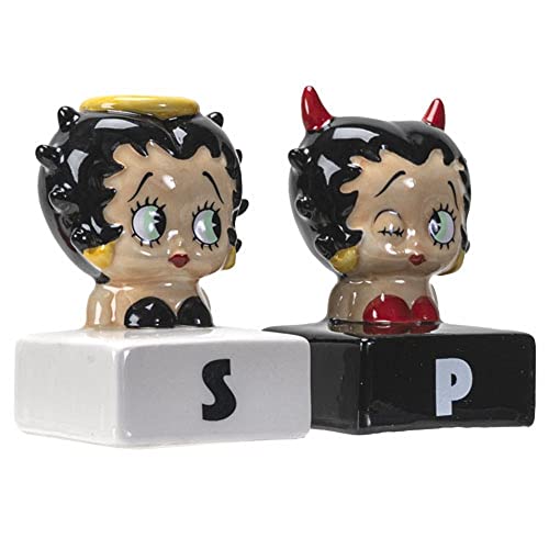 Betty Boop Angel & Devil Salt and Pepper Shakers Set of 2 von Pacific Giftware