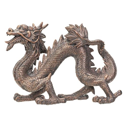 Pacific Giftware Chinesischer Drache Dekofigur | Asiatisch Deko Figur Schlange von Pacific Giftware