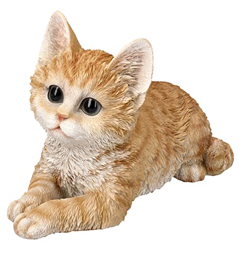 Pacific Giftware Katzen Figur Orange Tabby Baby liegend - Kitten Deko-Figur von Pacific Giftware